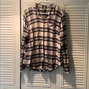 Flannel button down